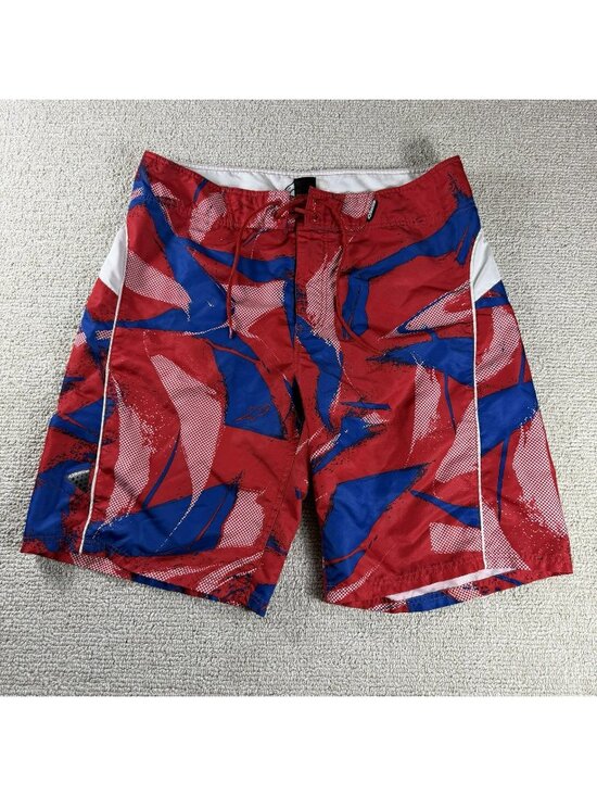 Alpinestars Other - Alpinestars Beach Board Shorts Swim Trunks Red Blue Men’s Size 36 x 10